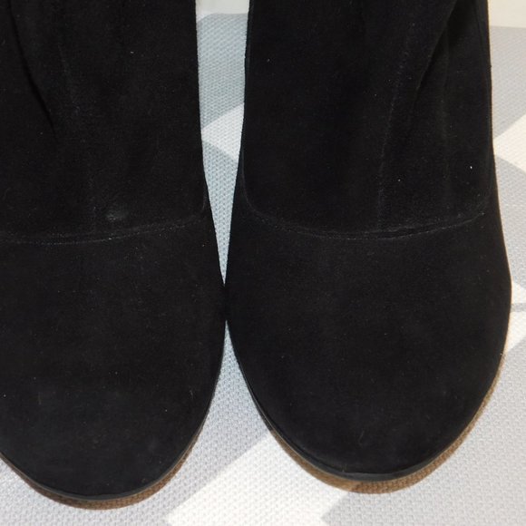 BCBGeneration Wessy Wedge Suede Leather Boots Size 8.5B Booties - Picture 3 of 13